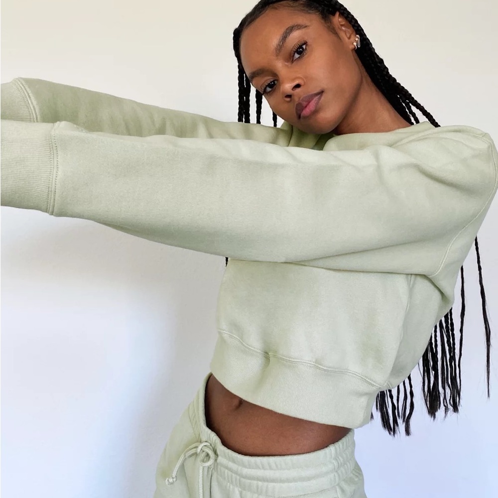 TNA Cozy Fleece Boxy Crewneck